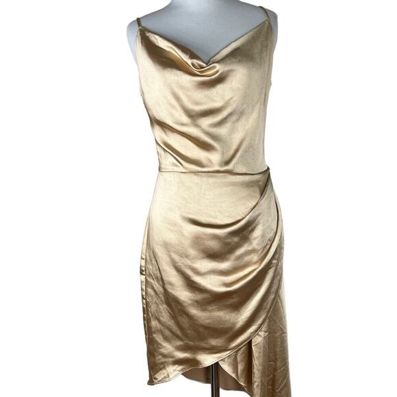 ELLIATT Jacinda Dress in Gold Size Small NEW NWT - Picture 4 of 10
